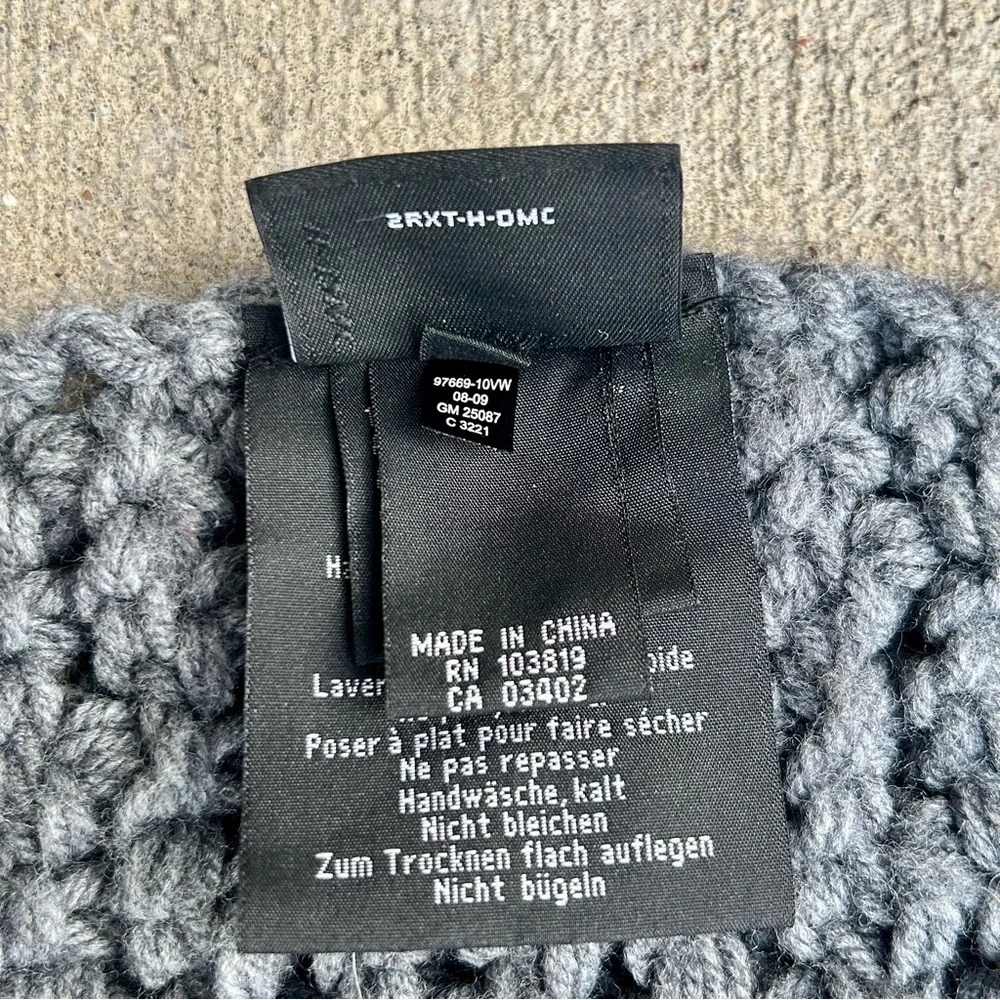 Harley-Davidson Textured Gray Scarf